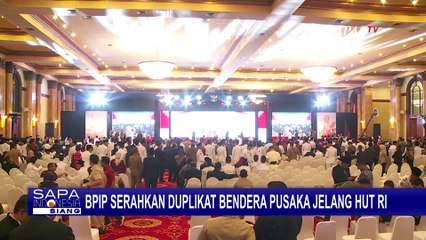 Momen BPIP Serahkan Duplikat Bendera Pusaka Jelang HUT ke-79 RI