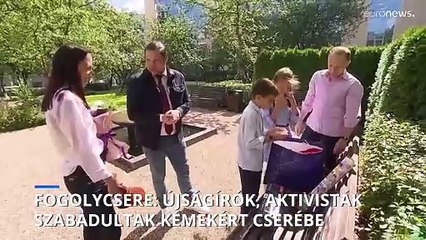 Újságírók, aktivisták szabadultak ki orosz kémekért cserébe