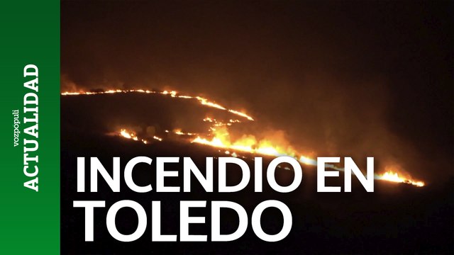 Incendio en La Estrella (Toledo): 700 hectáreas calcinadas y Fuentes confinada