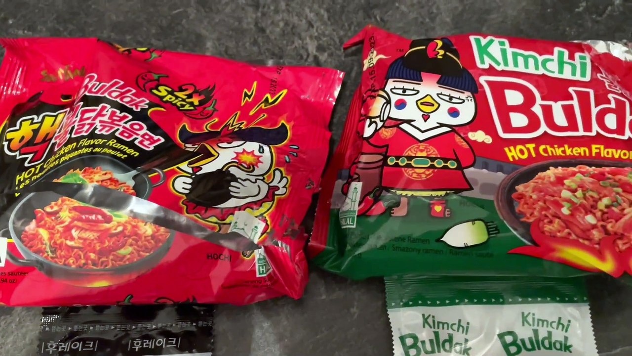 Samyang Hot Fire Noodle Challenge ｜ Mukbang ｜ Food Challenge ｜ Teddy D. Dragon