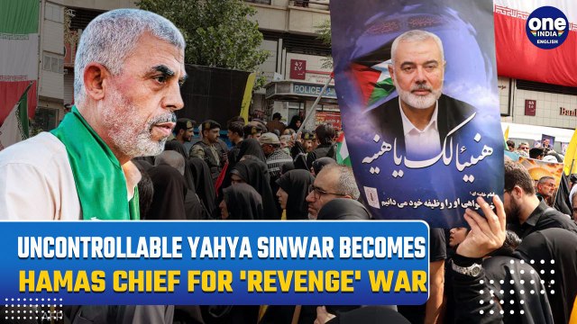 Meet Hamas' New Head To Lead Iran's Revenge War | Yahya Sinwar Returns Promises To Burn Israel