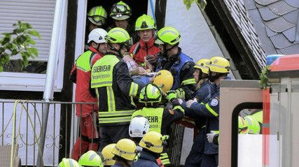 Zwei Tote bei Einsturz eines Hotels in Kröv in Rheinland-Pfalz