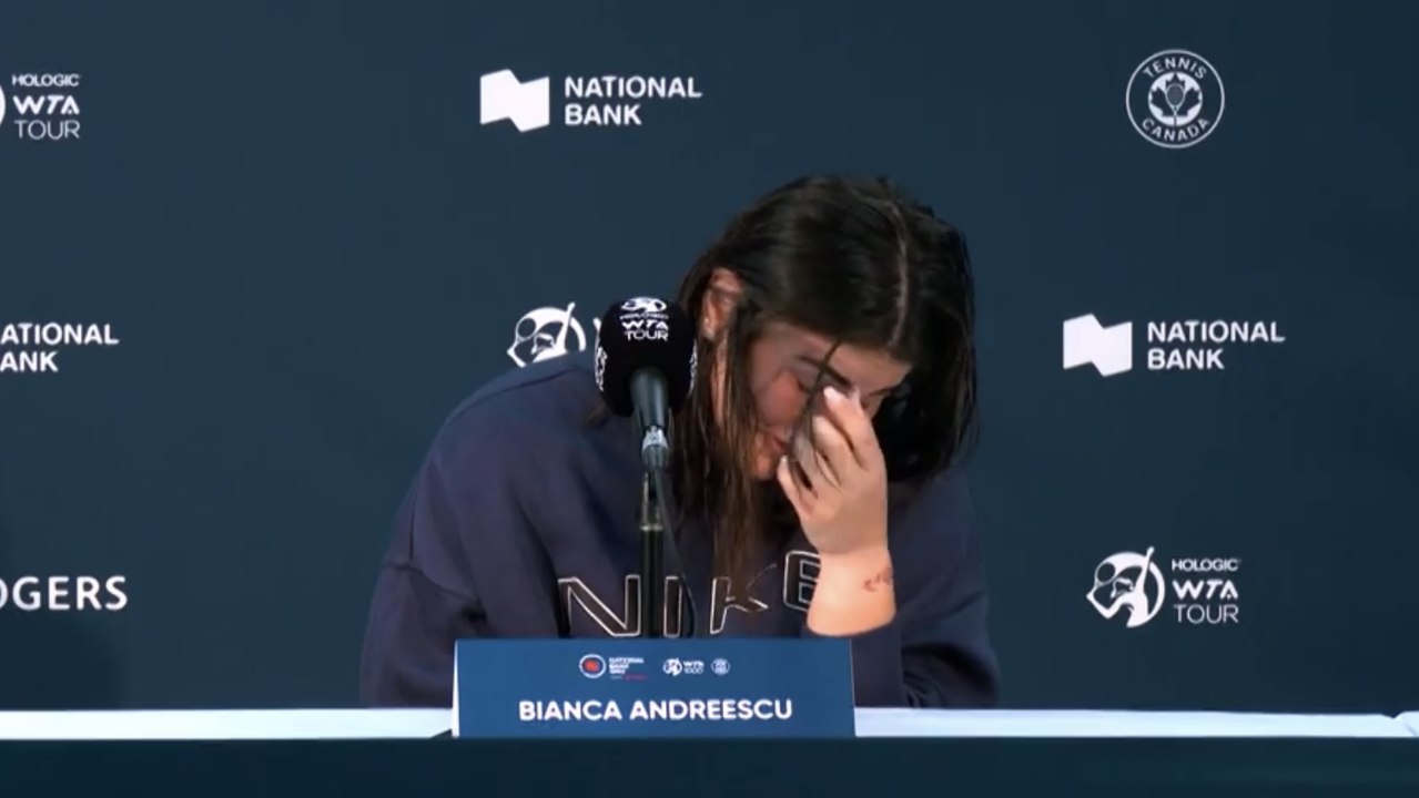 Tennis - Toronto 2024 - Bianca Andreescu, in tears at press conference: "It sucks!"