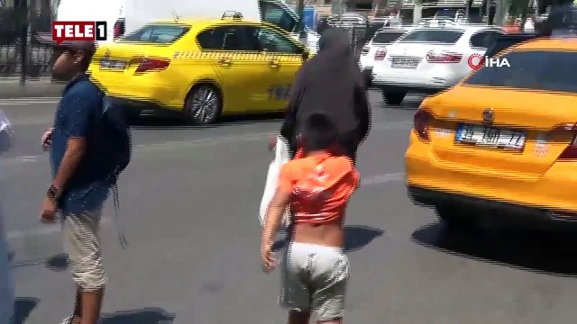 Çöpten yemek yeme numarasıyla duygu sömürüsü yapan dilenci döviz bürosunda yakalandı