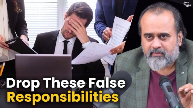 Drop these false responsibilities || Acharya Prashant, with IIT Kharagpur (2022)