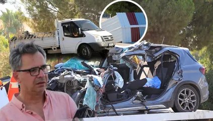 Kamyonetten düşen malzemeyi almak istedi, faciaya sebep oldu: 1 ölü, 1 yaralı