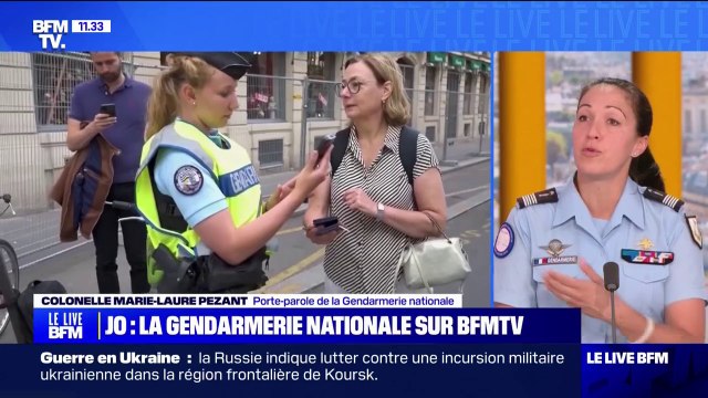 Sécurité des JO: Les gendarmes sont heureux malgré une large amplitude horaire , selon la porte-parole de la gendarmerie nationale
