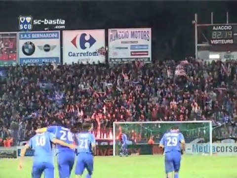 AC Ajaccio 1-3 Bastia : U populu turchinu in Aiacciu !