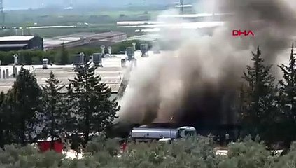 BURSA Yat fabrikasındaki yangın 4 saat sonra kontrol altında