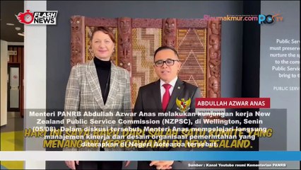 Menteri PANRB Kunker ke NZPSC New Zealand Public Service Commission di Wellington