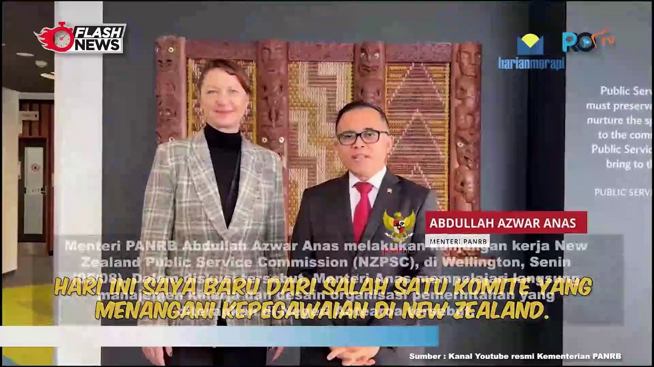 Menteri PANRB Kunker ke NZPSC New Zealand Public Service Commission di Wellington