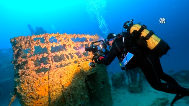 İskenderun Körfezi açıklarında 20 yıl önce batan Ulla Gemisi görüntülendi