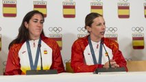 Rueda de prensa de Sandra Ygueravide y Vega Gimeno
