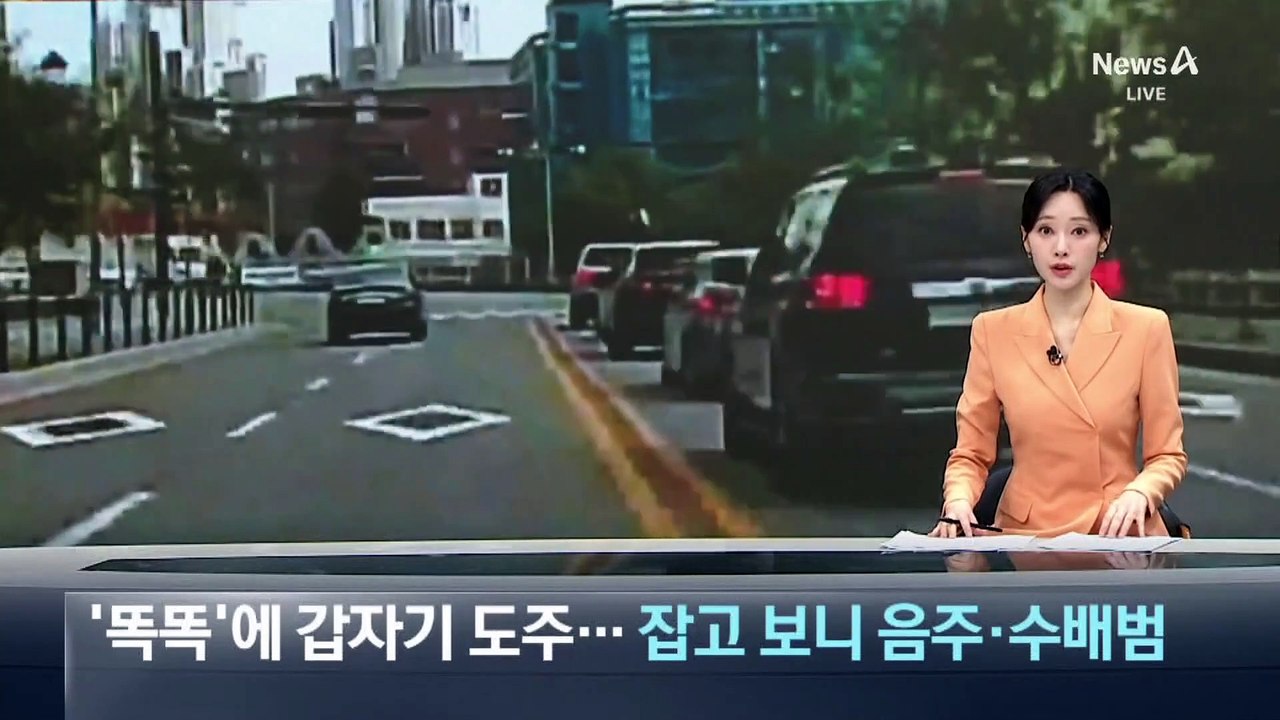 경찰 ‘똑똑’에 갑자기 도주…잡고 보니 음주·수배범