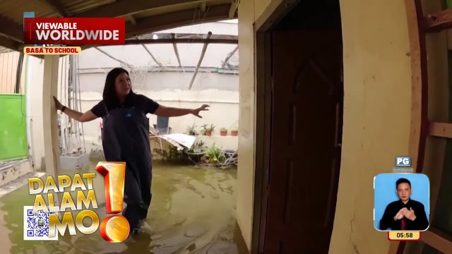 Ilang paaralan, nananatiling lubog sa baha pagkatapos ng bagyo at habagat | Dapat Alam Mo!