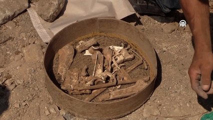 Amasya'da 2 bin yıllık olduğu değerlendirilen insan kemikleri bulundu