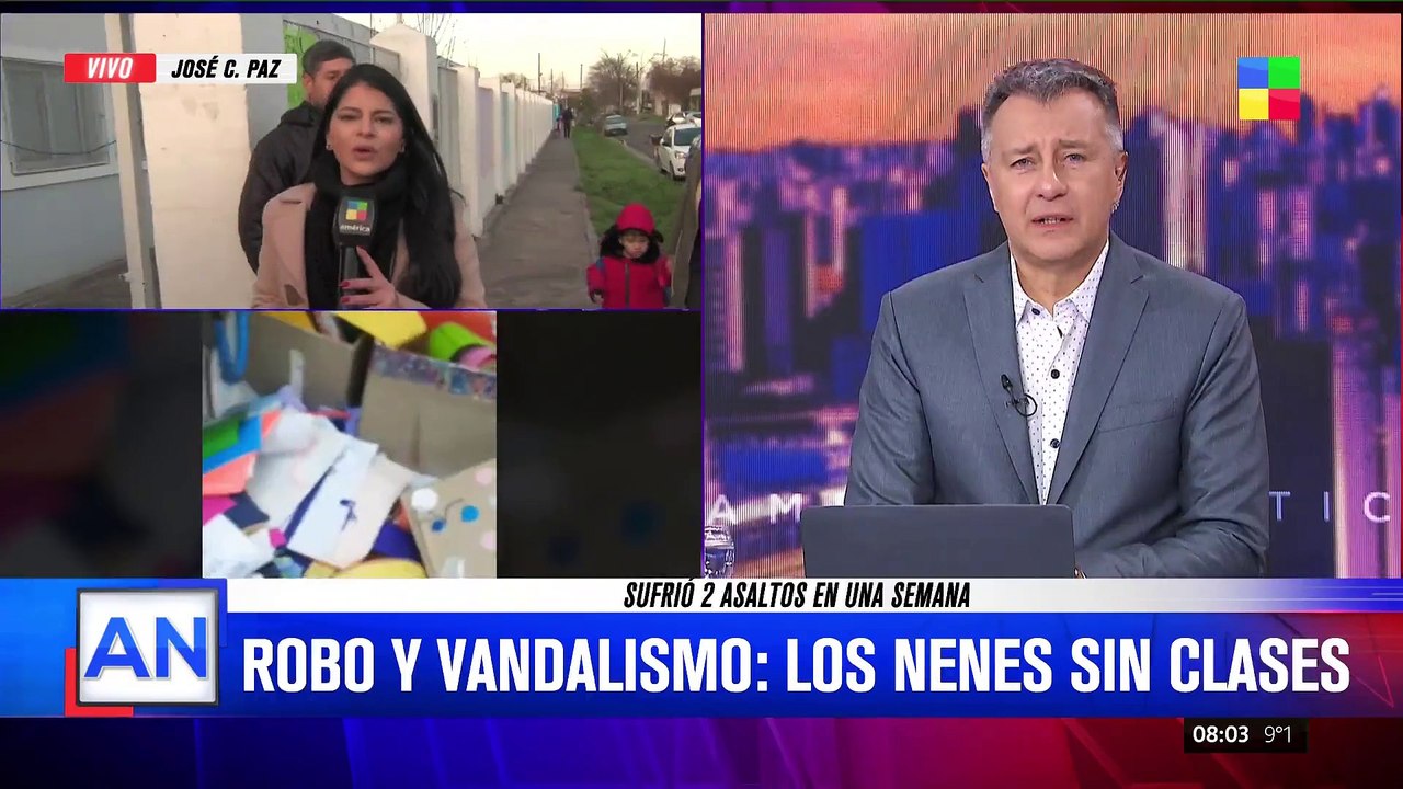 José C. Paz: robo y vandalismo en un jardín de...
