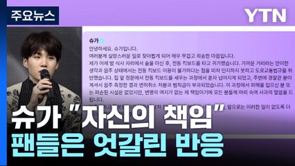 슈가 "변명 여지없이 제 책임"...팬들은 엇갈린 반응 / YTN