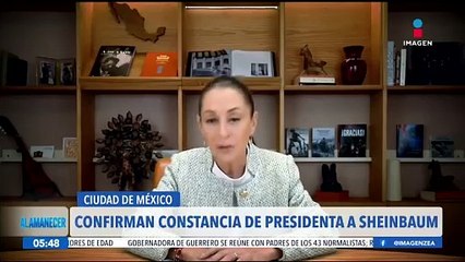 Claudia Sheinbaum recibirá su constancia como presidenta electa el 15 de agosto
