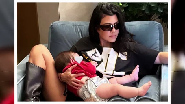 Kourtney Kardashian's Adorable Cuddle Moment with Baby Rocky | Celebrity Biographies