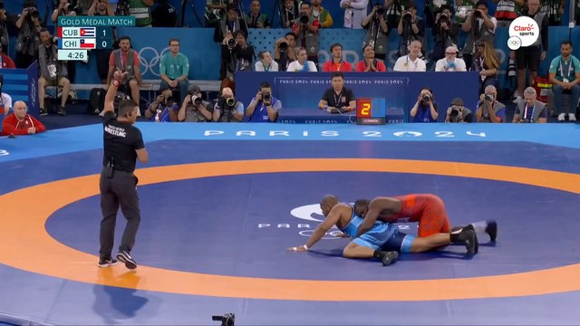 Mijain López gana el Oro en Lucha al vencer a Yasmani Acosta | Juegos Olímpicos 2024 París