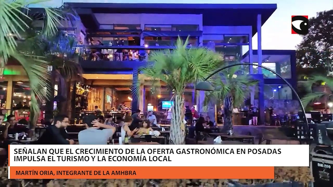 Señalan que el crecimiento de la oferta gastronómica en Posadas impulsa el turismo y la economía local