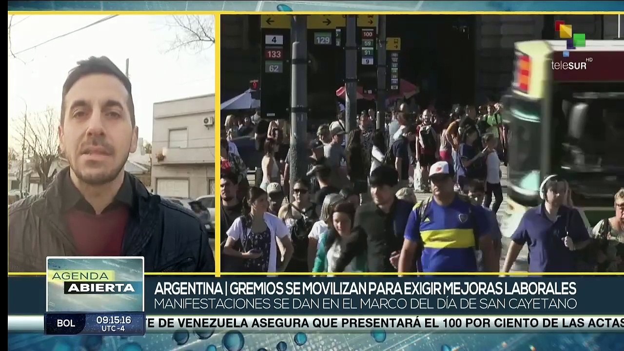 Gremios argentinos se movilizan para exigir mejoras laborales