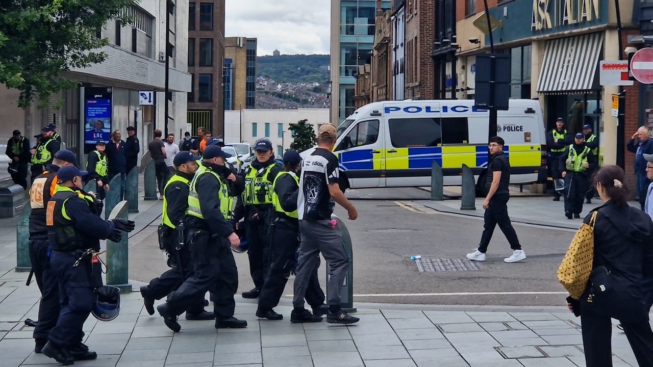 Sheffield protests: Increased police officers on streets of Sheffield ...