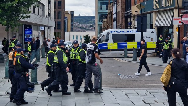 Sheffield protests: Increased police officers on streets of Sheffield & Rotherham today amid protest