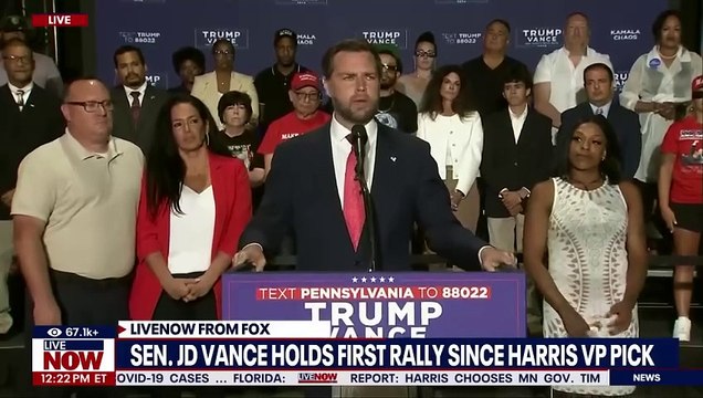 FULL REMARKS_ JD Vance speaks in Philadelphia ahead of Kamala Harris visit _ LiveNOW from FOX