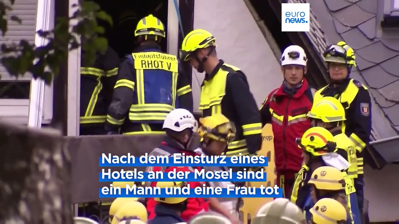 Hoteleinsturz in Kröv: fünf Menschen gerettet, zwei Tote