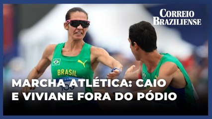 Marcha: Caio Bonfim e Viviane fecham revezamento misto fora do pódio