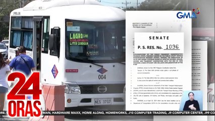 24 Oras: (Part 1) Pagsuspinde sa PUVMP, di sinang-ayunan ni PBBM; Niño Muhlach emosyonal sa pagdinig kaugnay sa pang-aabuso umano sa anak na si Sandro; Pulis at 2 sundalong sangkot sa iligal na bentahan ng baril, atbp.