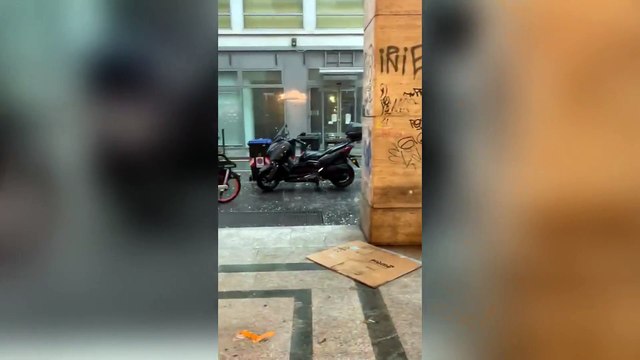 Grandine su Torino, vento forte e nubifragio sulla città