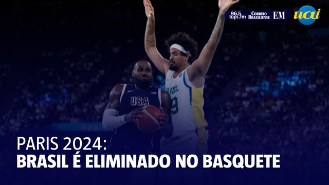 Brasil perde para os EUA e está fora do basquete nos Jogos Olímpicos