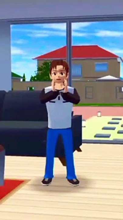 The mom stopped his son from the wrong  face 
