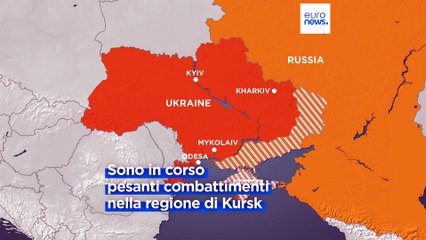 Le forze ucraine hanno lanciato un'incursione transfrontaliera in Russia, sostiene Mosca