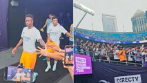 La emocionante entrada del Real Madrid al estadio 'Bank of America' ante su duelo contra el Chelsea