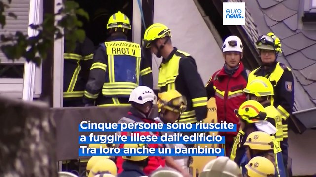 Germania, crolla un albergo sulla Mosella. Almeno due i morti, soccorsi difficili