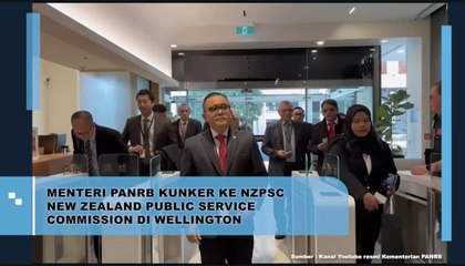 Menteri PANRB Kunker ke NZPSC New Zealand Public Service Commission di Wellington