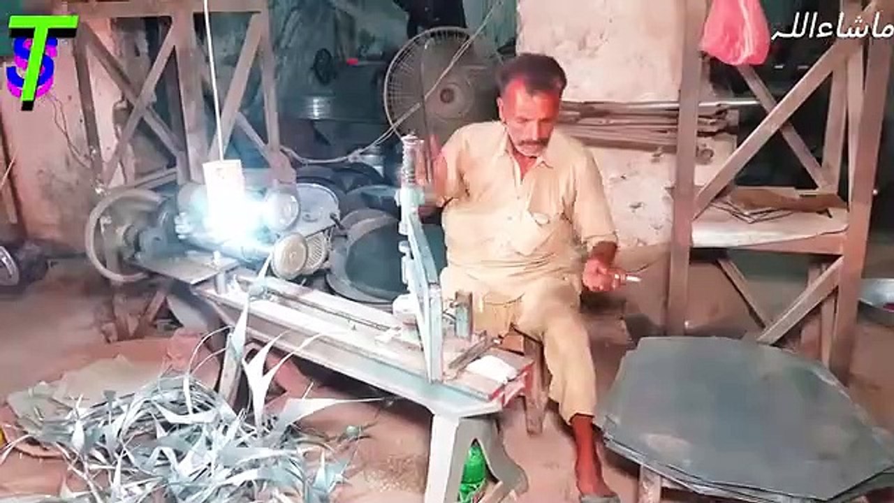 स्टेनलेस स्टील के बर्तनों का उत्पादन - सिल्वर टब और डिश बनाने की प्रक्रिया