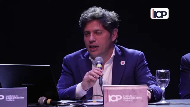 Kicillof abrió el curso de Formación Política del ICP: Estamos refutando que la socieda está dispuesta a someterse solo a que le dicen las redes sociales