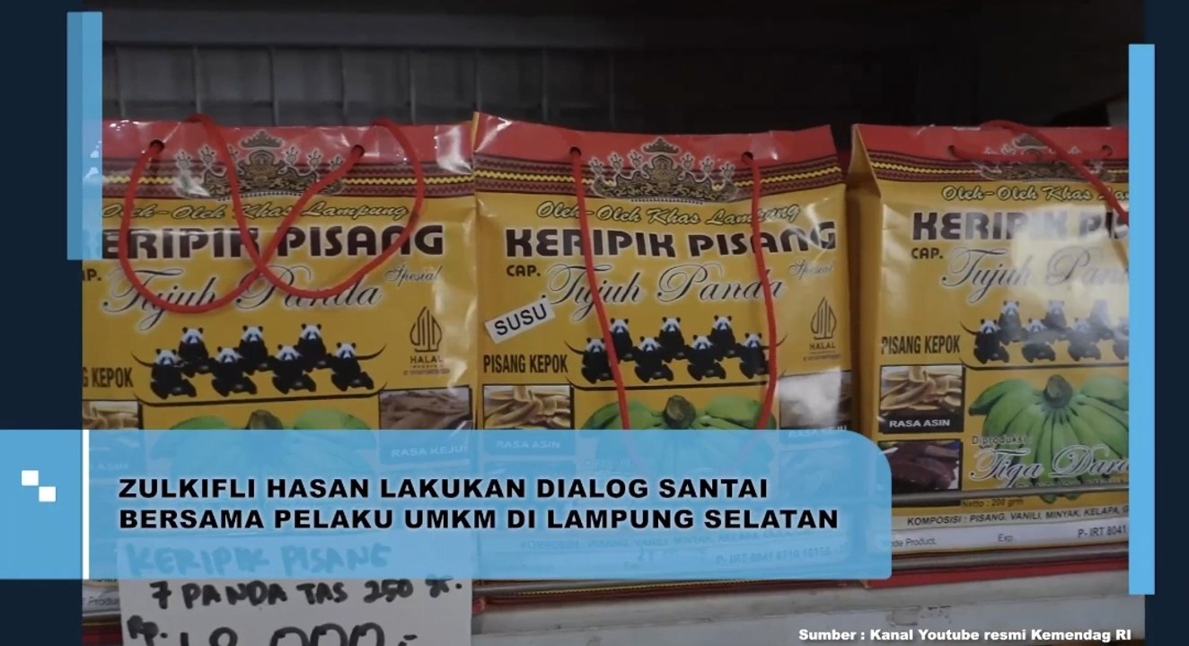 Zulkifli Hasan Lakukan Dialog Santai Bersama Pelaku UMKM di Lampung Selatan