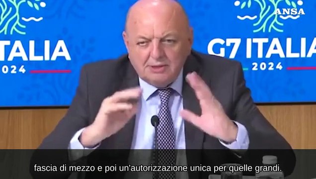 Energia, Pichetto Fratin: Via a semplificazione rinnovabili, abbattera' i tempi