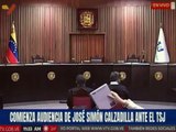 Representante de Movimiento por Venezuela, José Simón Calzadilla, inicia comparecencia ante el TSJ