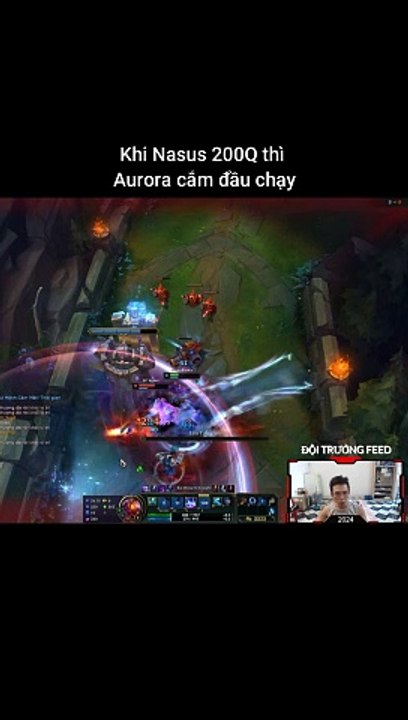 Khi Nasus 200Q thì Aurora cắm đầu chạy #nasus #aurora #leagueoflegends #shorts