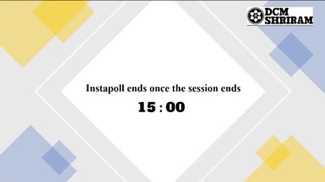 DCM SHRIRAM INDUSTRIES LTD instapoll