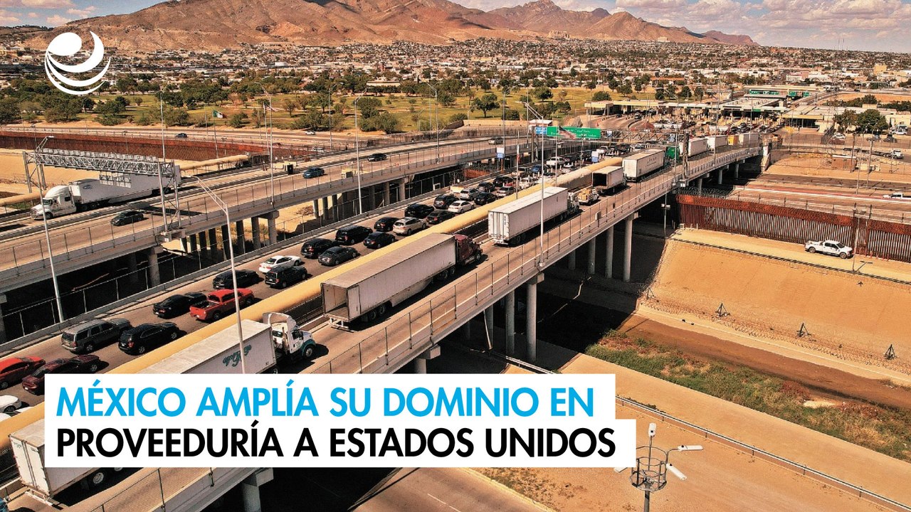 México amplía su dominio en proveeduría a Estados Unidos