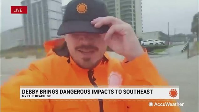 Debby impacts taking a toll on Myrtle Beach