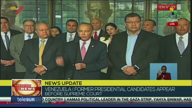 Jose Luis Cartaya attends Venezuelan Supreme Court summons